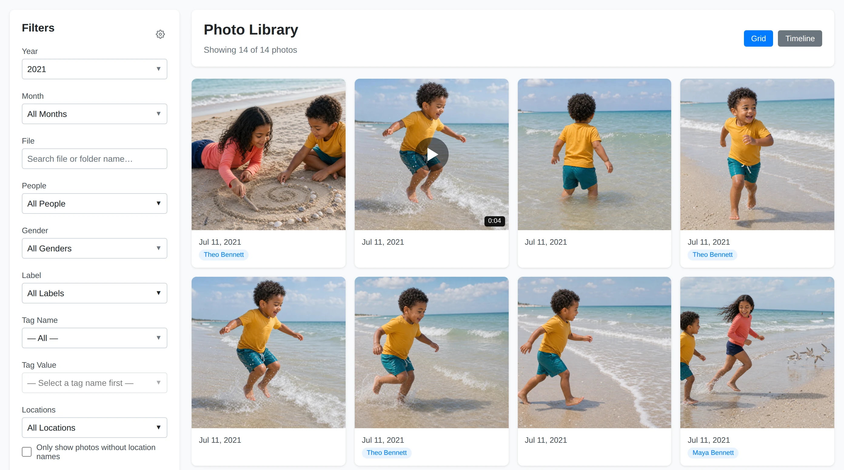 Photo library